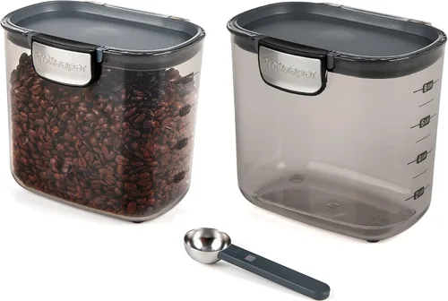 Vista 6 de Progressive International ProKeeper+ Juego de recipientes herméticos de plástico transparente para organización de la cocina del panadero