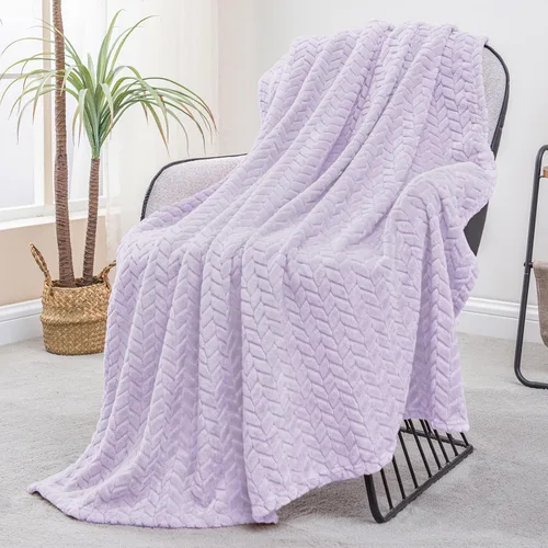 Vista 23 de Exclusivo Mezcla Manta de forro polar gris claro tamaño Queen para cama, 90 x 90 pulgadas, suave y acogedora manta decorativa 3D de franela