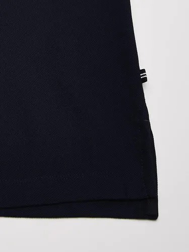 Vista 3 de Nautica - Camisa polo de manga corta para hombre, ajuste clásico, gran talla, cubierta sólida