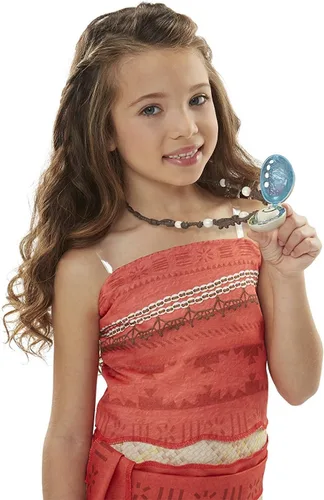 Vista 6 de Disney Moanas Magic Shell Heart Light Up Necklace by Te Fiti Brand Name Disney Moana