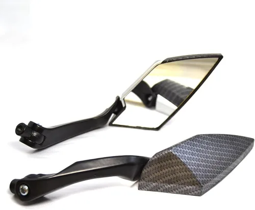 Vista 5 de SCUUBE Espejo retrovisor para motocicleta Kawasaki ER6F ER6N Z750 Z1000 Z800 Z900 Scooter E-Bike Espejo retrovisor Espejo trasero 0.315 in 0.394 in