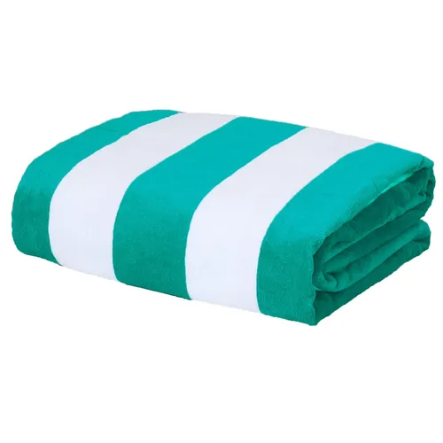 Vista 15 de Exclusivo Mezcla - Toalla de playa a rayas, 35 x 60 pulgadas y 35 x 70 pulgadas Toalla de rayas gruesa y súper absorbente de 35 x 70 pulgadas, Azul