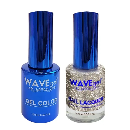 Vista 95 de WAVEGEL - Juego dúo de gel y esmalte de uñas a juego - Colección Royal - #001 ¡Blanco sobre blanco! I 0.5 onzas