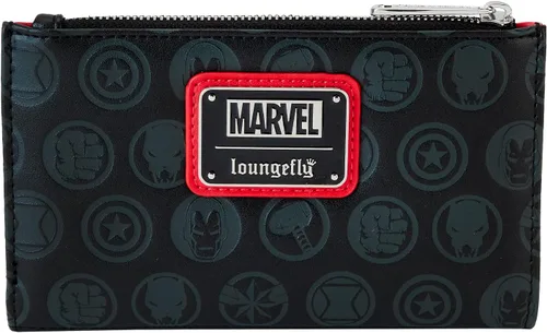 Vista 3 de Loungefly Avengers 60th - Cartera de aniversario que brilla en la oscuridad, exclusiva de Tienda