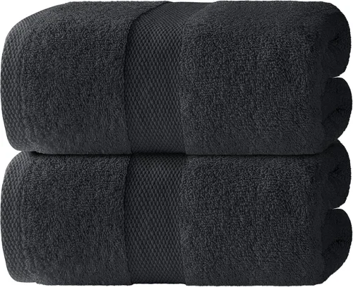 Vista 12 de Toallas de mano blancas clásicas para baño [paquete de 12] Toallas de mano de algodón a granel para gimnasio, cocina y spa, 16x27 pulgadas, toallas
