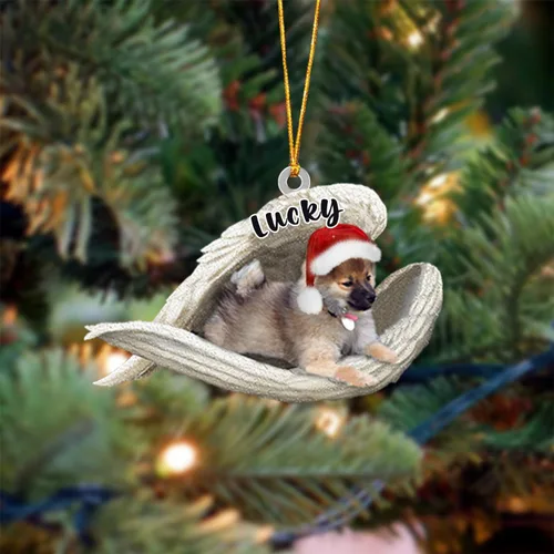 Vista 92 de Ángel durmiente de Afghan Hound para Navidad, adorno personalizado con el nombre del perro, adorno de Navidad personalizado para amantes de perros