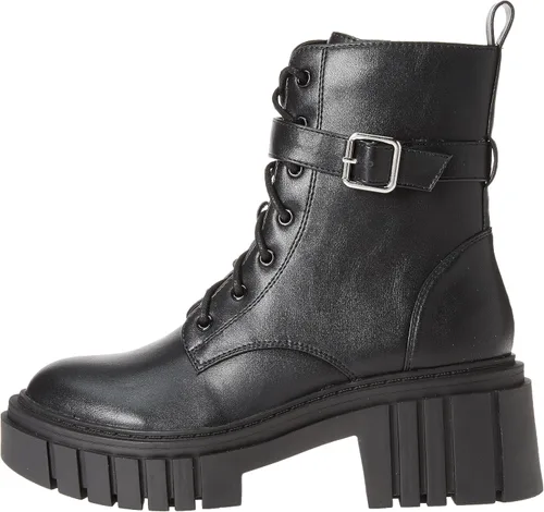 Vista 8 de The Drop Botas de combate con plataforma con cordones Koi para mujer
