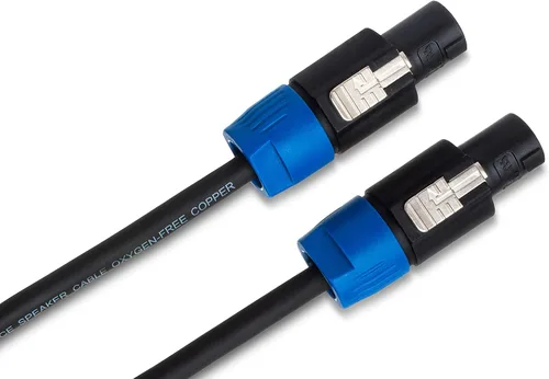 Vista 2 de Hosa SKT Pro 14 Gauge Altavoces Cables REAN speakOn - (30 pies) (negro)