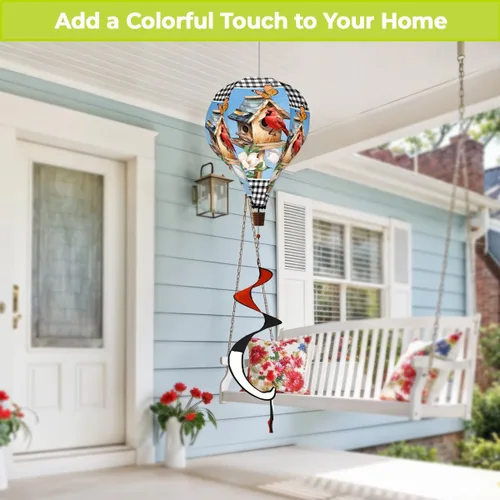 Vista 3 de Briarwood Lane Bless This Home Cardinal - Globo giratorio de aire caliente