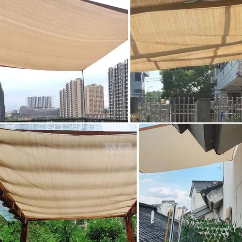 Vista 8 de Tela de protección solar resistente, toldo antienvejecimiento, red de sombra rectangular, red de sombreado, tela de sombra 90% resistente a