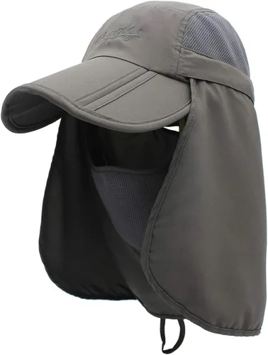 Vista 9 de Surblue Sombrero de pesca con solapa para el cuello, protección UV, protección UV, UPF50+
