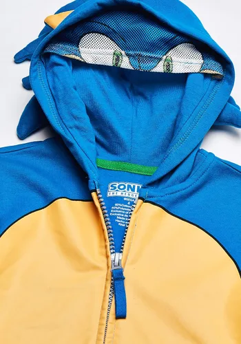 Vista 4 de SEGA unisex child Sonic the Hedgehog Costume Hoodie Hooded Sweatshirt