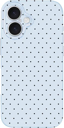 Vista 166 de Hython Funda para iPhone Air, diseño estético de lunares lindos, funda simple de 6.5 pulgadas, delgada, antiarañazos, parachoques de TPU suave, a