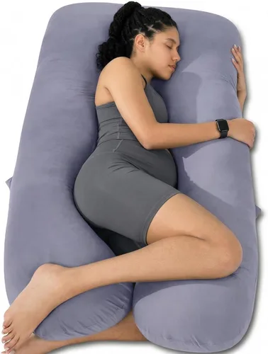 Vista 12 de QUEEN ROSE Almohada corporal extra larga, almohadas refrescantes para Verde
