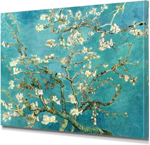 Vista 15 de IPIC - Campo de trigo con cuervos, reproducción artística de Vincent Van Gogh. Lienzo de giclée para decoración del hogar 10#F (20 x 16)