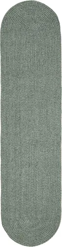 Vista 34 de BNM - Alfombra ovalada bohemia para interiores y exteriores con patrón trenzado sólido, perfecta para patio trasero, patio, oficina, sala de estar