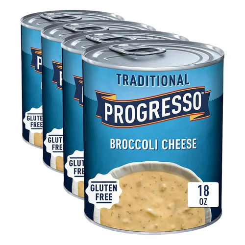 Vista 43 de Progresso Vegetable Classics - Sopa enlatada de tomate y albahaca, sin gluten, 19 onzas Media taza de verduras por porción, sin sabores