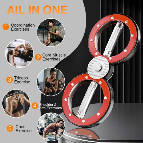 Vista 7 de Entrenador de Brazo de Velocidad de Boxeo Ajustable – Fortalecedor de Muñeca y Brazo para Gimnasio en Casa con Resistencia de Volante – Herramienta