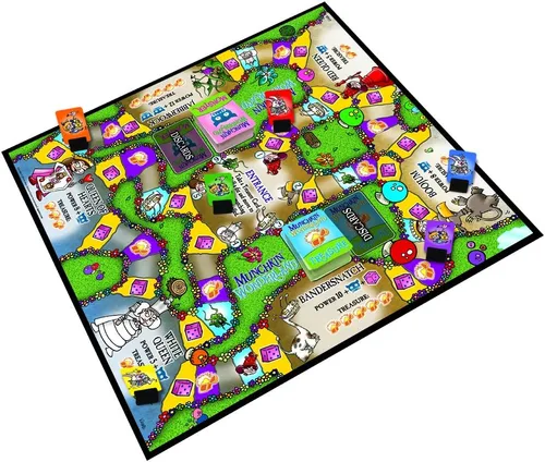 Vista 2 de Munchkin Wonderland - Juego de mesa familiar y de cartas, para adultos y niños, aventura de fantasía, a partir de 6 años, para 2 a 6 jugadores