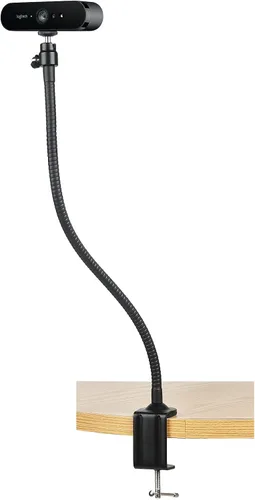 Vista 6 de Soporte de montaje de abrazadera de brazo de mandíbula flexible de 25 pulgadas compatible con Logitech Webcam C920s C925e C922 C930 C615 Brio