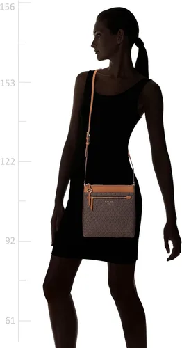 Vista 6 de Michael Kors Jet Set Charm - Bolso cruzado plano grande NorteSur