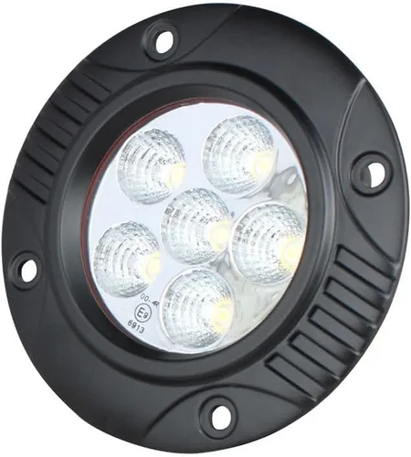 Vista 4 de Lightronic Luces LED redondas de 3.5 pulgadas para todo terreno, 6000 K blanco frío, haz de inundación ancho, luz de marcha atrás y respaldo