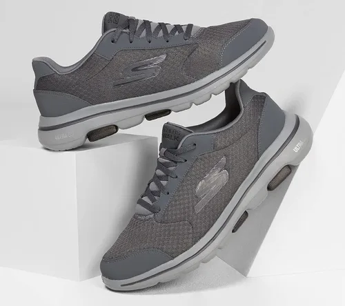 Vista 5 de Skechers Gowalk 5 Qualify-Athletic Mesh Lace Up - Tenis para caminar de alto rendimiento