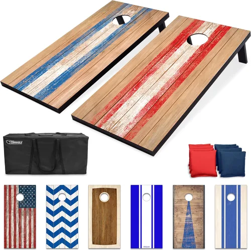 Vista 14 de GoSports Portable Cornhole Sets- Includes 2 Boards, 8 Bean Bags, Carry Case