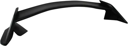 Vista 7 de IKON MOTORSPORTS, Alerón de maletero prepintado compatible con Honda Civic 4Dr Sedan 2016-2021, TR pintado #731513 Centro negro brillante y tapa