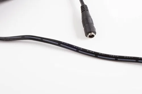 Vista 3 de Cable de extensión de enchufe de CC de 0.217 in x 0.083 in, cable resistente de 16 AWG para tira de luz LED de 5 V, 12 V, 24 V, sistema