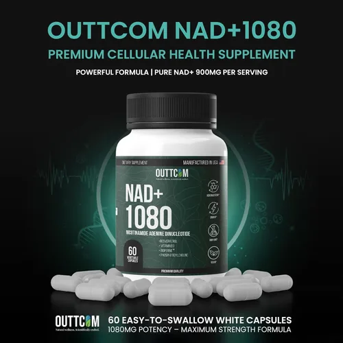 Vista 8 de Suplemento liposomal NAD+ de 900 mg — Resveratrol, B12, fosfatidilcolina y bioperina 60 cápsulas veganas Energía celular, enfoque