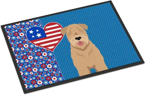 Vista 41 de Caroline's Treasures WDK5119JMAT Airedale Terrier USA - Tapete para interiores o exteriores, 24 x 36 pulgadas, tapete para puerta delantera