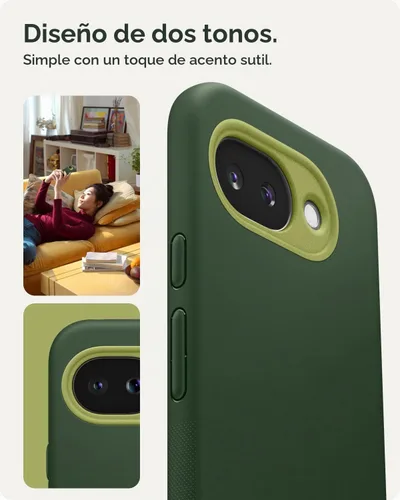 Vista 4 de Spigen Nano Pop MagFit - Carcasa para Pixel 10a, color verde AVO