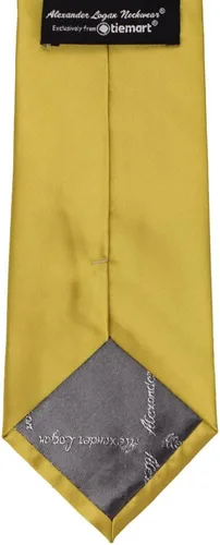 Vista 440 de tiemart Corbata de color sólido para hombre Longitud estándar