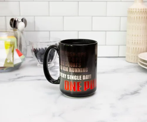 Vista 6 de JUST FUNKY One Punch Man - Taza de café de cerámica (16 onzas)