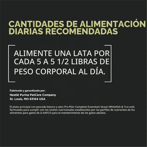Vista 7 de Purina Pro Plan - Alimento húmedo Complete Essentials en salsa para gatos con alto contenido de proteínas, entree en salsa de pescado blanco