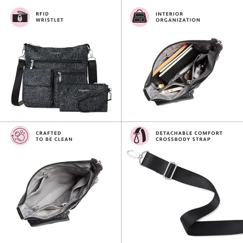Vista 2 de Baggallini womens Modern Everywhere Slim Crossbody
