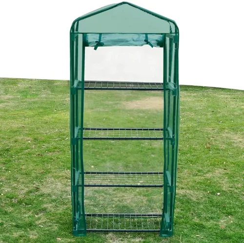Vista 3 de Aislamiento térmico para invernadero, tienda de campaña de invernadero, resistente a los rayos UV, semillas de cultivo y plántulas, tiende plantas