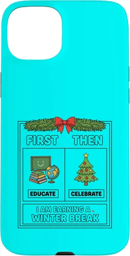 Vista 9 de Literary Teacher First Then Educate Celebrate I Am Earning Case for iPhone 17
