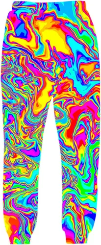 Vista 3 de UNIFACO. Pantalones deportivos unisex con estampado digital 3D con cordón