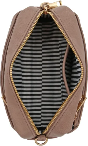 Vista 149 de FashionPuzzle Triple Zip Small Crossbody Bag