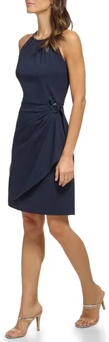 Vista 2 de DKNY Vestido recto sin mangas con cuello alto para mujer