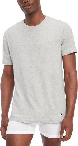 Vista 5 de Tommy Hilfiger Men's Undershirts Multipack Cotton Classics Crew Neck T-Shirt