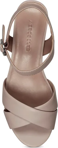 Vista 4 de Aerosoles Sandalia de tacón elegante para mujer, Desnudo