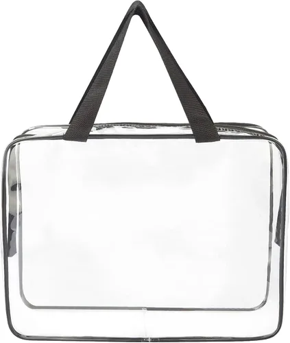Vista 5 de 2 bolsas transparentes de plástico transparente para el trabajo playa estadio seguridad aprobadas