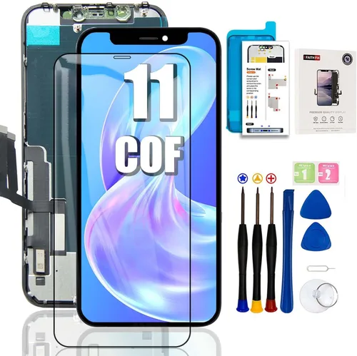 Vista 34 de EFAITHFIX para iPhone 7 Plus reemplazo de pantalla LCD negra de 5.5 pulgadas, conjunto de marco de visualización LCD, pantalla táctil 3D