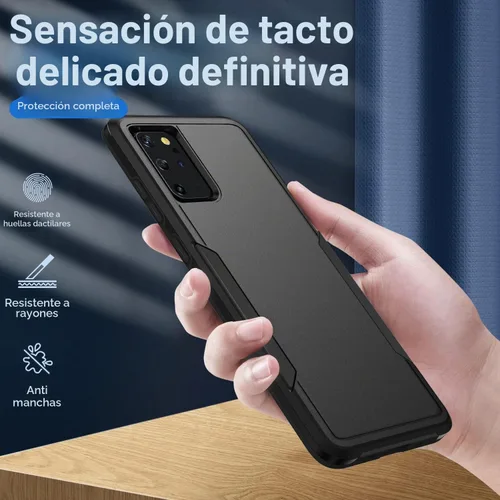 Vista 6 de Funda para Galaxy S20 Plus, con protector de pantalla HD [prueba de caídas de grado militar] Funda protectora resistente a prueba de golpes