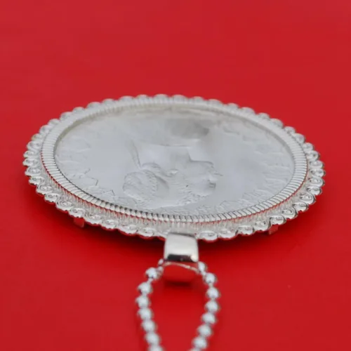Vista 6 de 1966 Italia 500 Lire BU Unc 83.5% Plata Moneda 925 Collar NUEVO