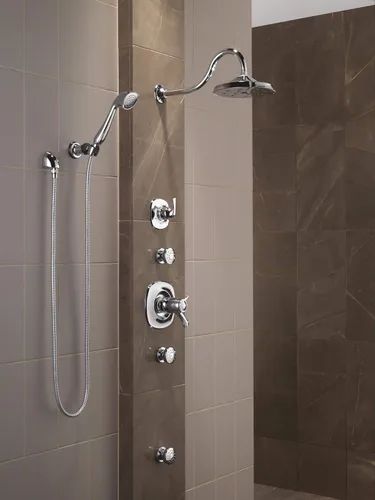 Vista 4 de DELTA FAUCET -FAUCET 50102-KS Spray de montaje superficial/chorro de cuerpo, acero inoxidable negro