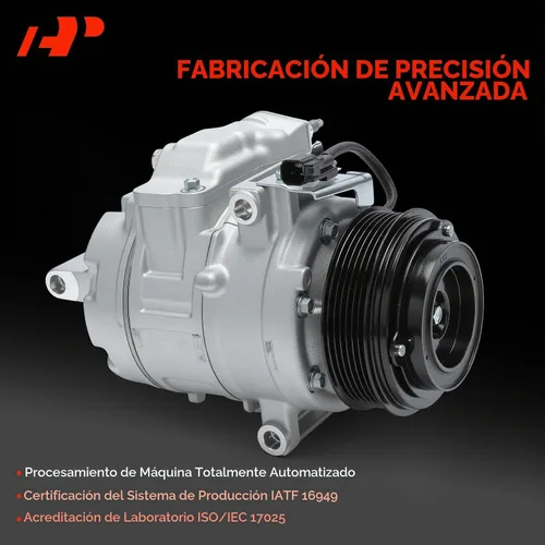 Vista 3 de Compresor de aire acondicionado A-Premium con embrague